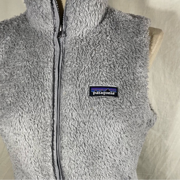 Patagonia Women’s Los Gatos Fleece Fuzzy Vest Pockets Size M - Picture 4 of 9